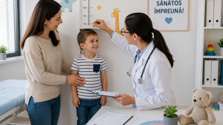 Control pediatric pentru dezvoltarea copilului și monitorizarea creșterii