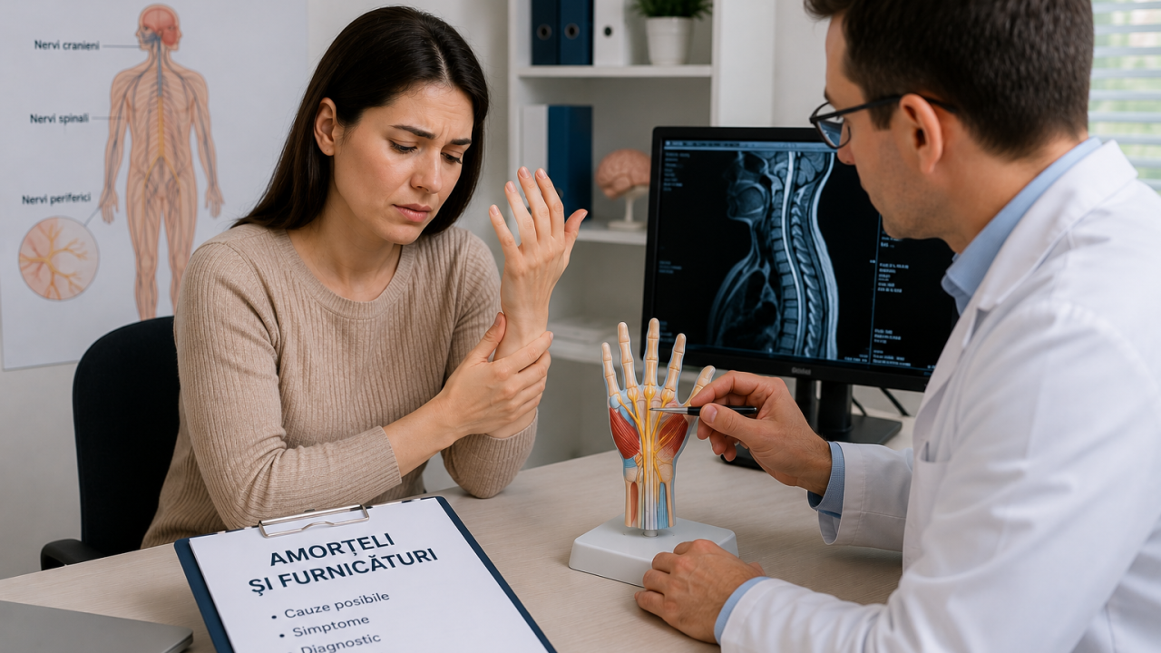 Neurolog explică unei paciente cauzele amorțelilor și furnicăturilor la mână