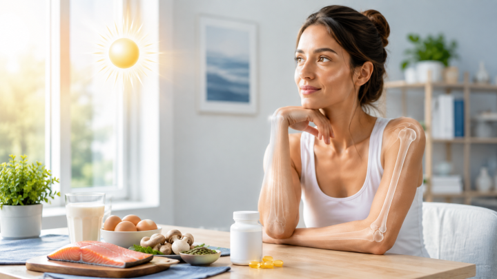 Deficit de vitamina D – sănătatea oaselor, soare și suplimente